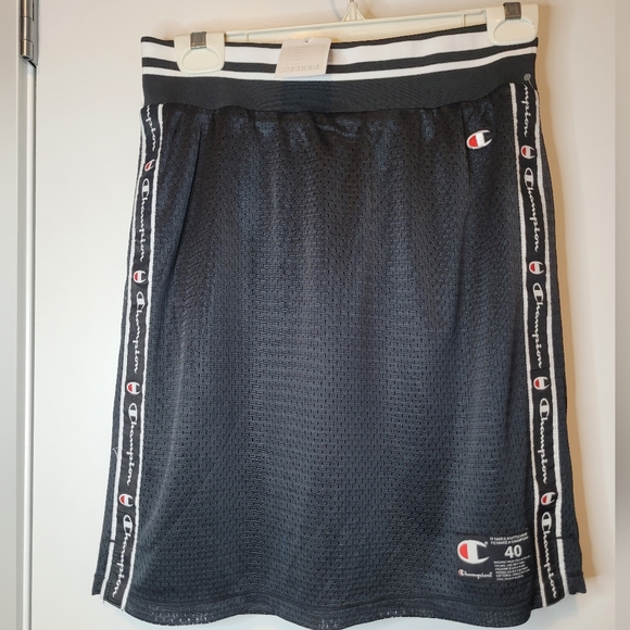 Champion Black Mesh Highwaist Skirt - Picture 2 of 4
